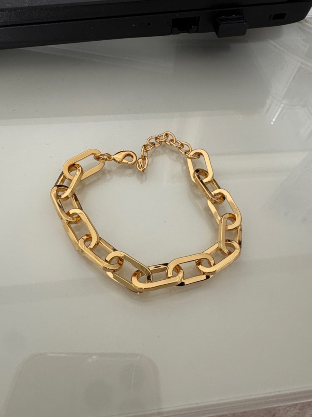 Gold Chain-Link Bracelet - Women Jewelry
